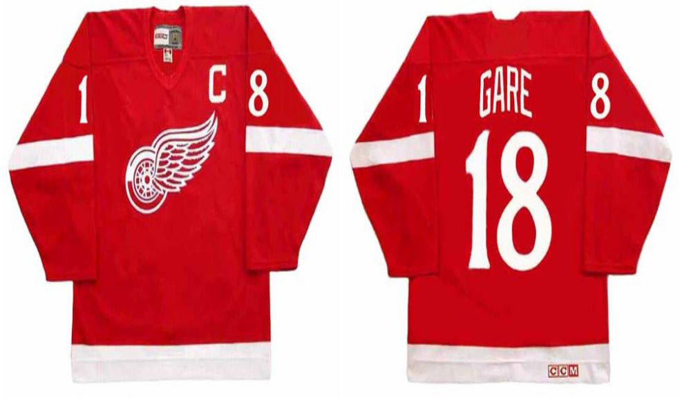 2019 Men Detroit Red Wings #18 Gare Red CCM NHL jerseys